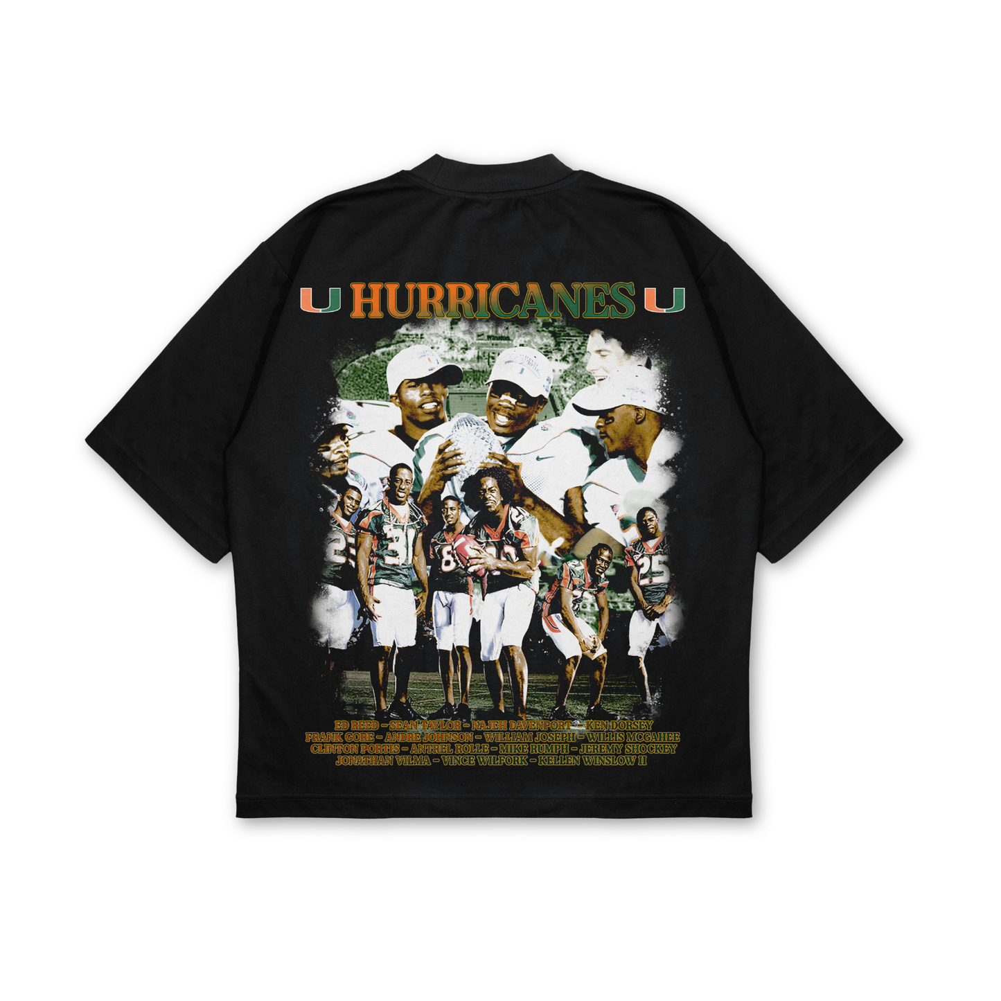 2001 Miami Hurricanes Championship Tee