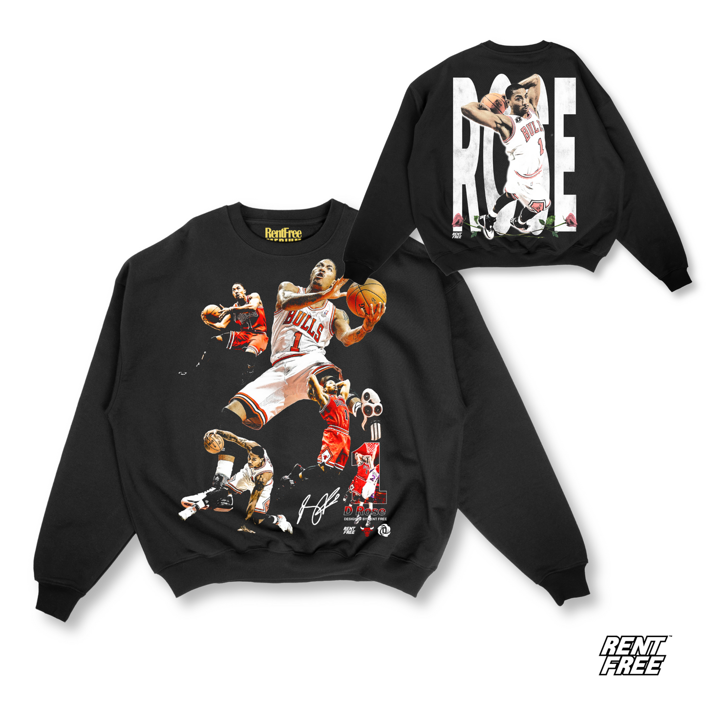 D Rose 🌹 Crewneck Sweater (Pre-Order)